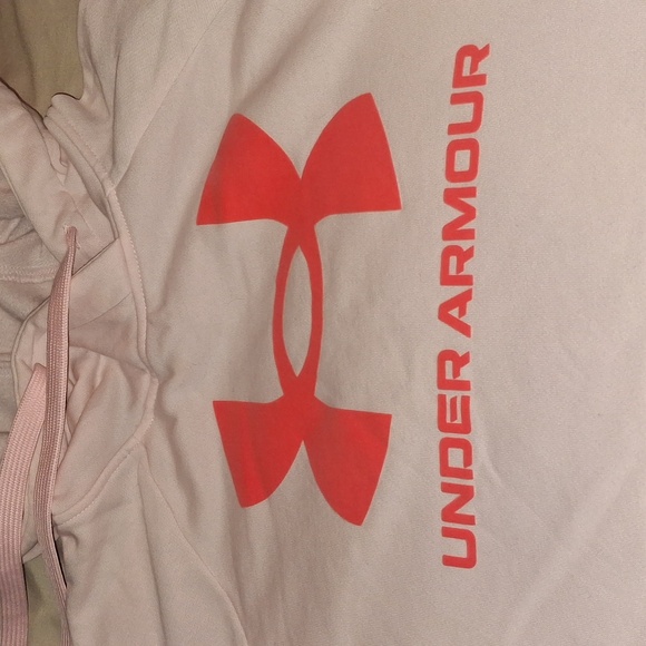 Under Armour Pink Classic Logo Hoodie - Picture 3 of 9